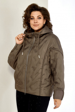 Куртка Shetti 2195 пепельно-коричневый - фото 4