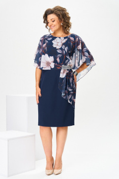 Платье Romanovich Style 1-2371 молочные_цветы - фото 3