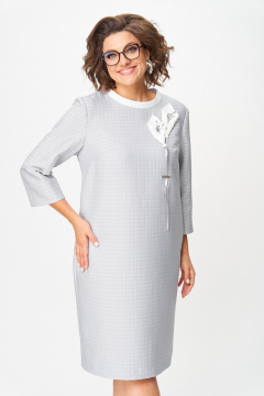 Платье Michel chic 2185 серый - фото 4