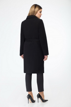 Пальто из пальтовой ткани длиной 100 см, демисезон DaLi 2192 черный - фото 5