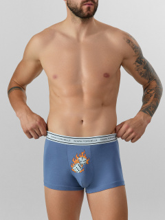 Трусы Mark Formelle 411228/24-4578П-5 джинс_печать_3_сл_на_дет_пер - фото 2