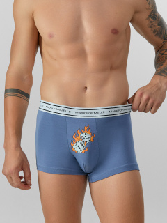 Трусы Mark Formelle 411228/24-4578П-5 джинс_печать_3_сл_на_дет_пер - фото 1