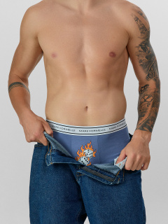 Трусы Mark Formelle 411228/24-4578П-5 джинс_печать_3_сл_на_дет_пер - фото 5