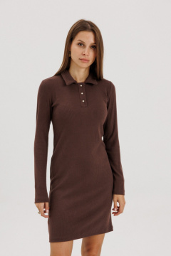 Платье THE NAME 2421 коричневый - фото 3