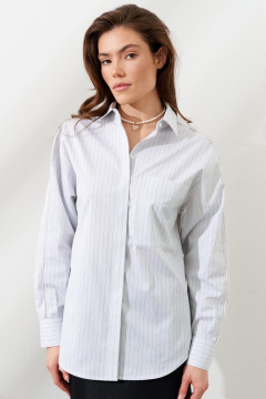Блуза C. of PAPAYA NEW 1769 серая_полоска - фото 1