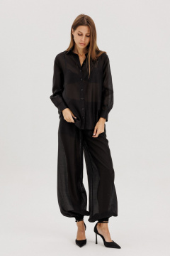 Блуза THE NAME 2430 черный - фото 3