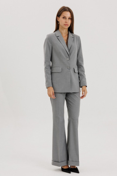 Жакет THE NAME 2439 серый - фото 5