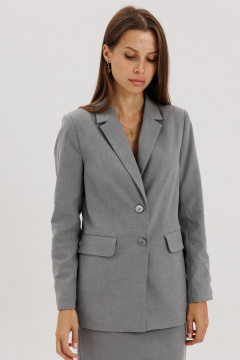 Жакет THE NAME 2439 серый - фото 1