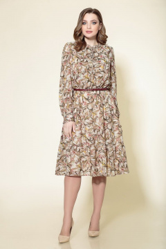 Платье из текстиля длиной 107 см в стиле casual DaLi 4270 - фото 1