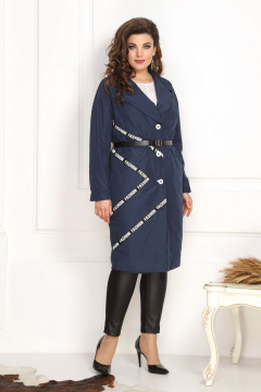 Демисезонный плащ из плащёвой ткани с воротником и карманами Solomeya Lux 795 - фото 3