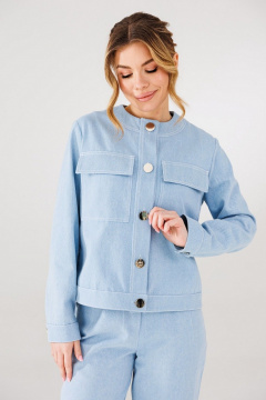 Жакет Faufilure C1558 голубой - фото 1