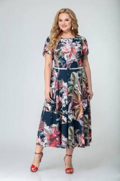 Swallow 359 синий_принт_акварель