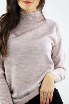 Свитер Полесье С3316-15 5С1754-Д43 170,176 кофейный+роз.облако - фото 5