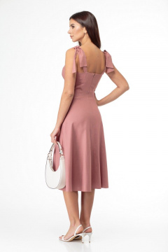 Платье Anelli 847 пастельно-розовый - фото 3