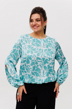 Блуза Anelli 1355 цветочная_волна - фото 2