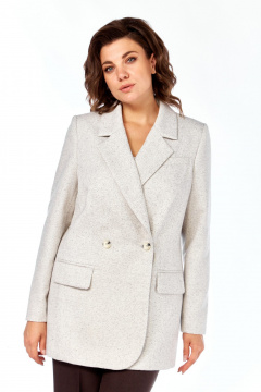 Жакет Ольга Стиль С-963 серый - фото 2