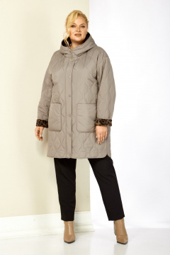 Куртка Shetti 2197 бежево-серый - фото 1