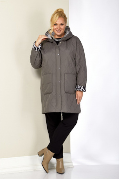 Куртка Shetti 2197 светлый_графит - фото 5