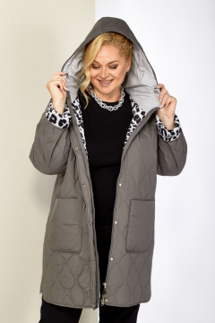 Куртка Shetti 2197 светлый_графит - фото 3