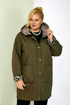 Куртка Shetti 2197 хаки - фото 3