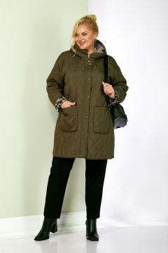 Куртка Shetti 2197 хаки - фото 2