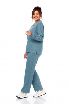 Брюки, джемпер БагираАнТа 1052 холодный_голубой - фото 4