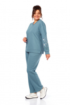 Брюки, джемпер БагираАнТа 1052 холодный_голубой - фото 3