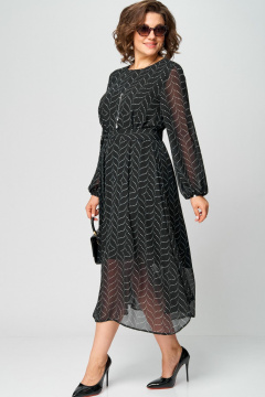 Платье EVA GRANT 7281 абстракция - фото 4