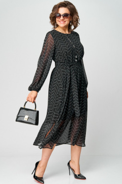 Платье EVA GRANT 7281 абстракция - фото 1