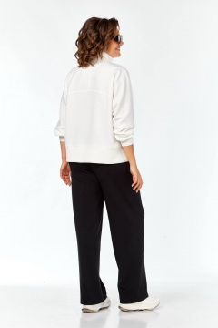 Брюки, джемпер Karina deLux M-1393 черно-белый - фото 5