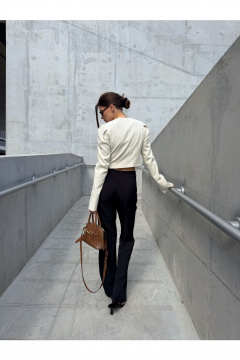 Брюки THE.WOMAN 0247-1 черный - фото 3