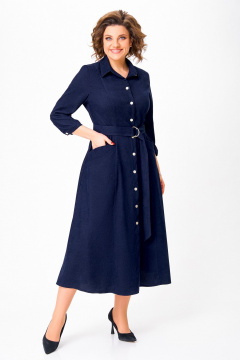 Платье Swallow 828 темно-синий - фото 1
