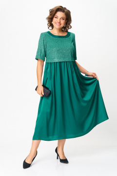 Платье Michel chic 2173 изумруд - фото 2