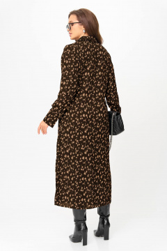 Платье Anastasia 1269 черно-коричневый - фото 3