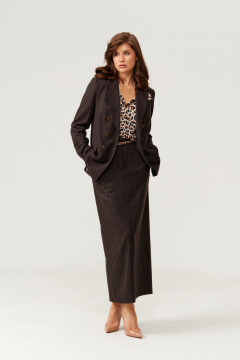 Жакет Панда 102730 коричневый - фото 3