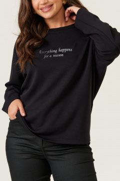 Джемпер Панда 103143 черный - фото 2