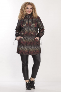 Демисезонный куртка с капюшоном и комбинированным рукавом Matini 2.1650 - фото 4