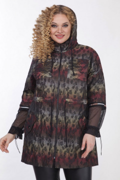 Демисезонный куртка с капюшоном и комбинированным рукавом Matini 2.1650 - фото 2