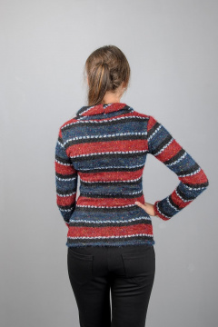 Джемпер классический прямой силуэт из трикотажа с воротником-хомутом Mita ЖМ965а - фото 5