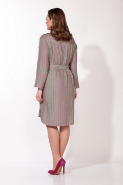 Платье-рубашка из хлопка с карманами и поясом Anna Majewska 1448 - фото 2