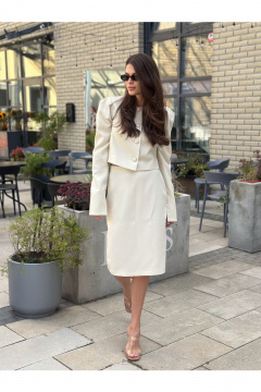 Юбка THE.WOMAN 0341-1 бежевый - фото 1