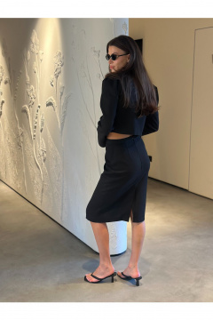 Юбка THE.WOMAN 0341-1 черный - фото 4