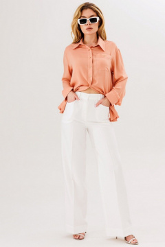 Блуза Faufilure C1776 коралловый - фото 2