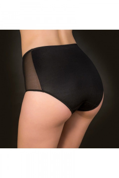 Трусы эластичные с высокой талией черные Verally 1123-2 черный - фото 2