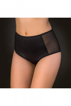 Трусы эластичные с высокой талией черные Verally 1123-2 черный - фото 1