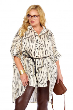 Блуза Anastasia 1260 молочный - фото 4