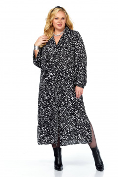 Платье Anastasia 1270.2 черно-белый - фото 5