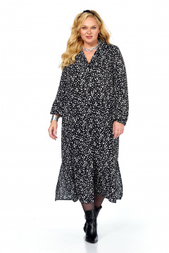 Платье Anastasia 1270.2 черно-белый - фото 4