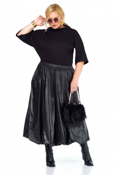 Блуза, юбка Anastasia 1280 черный - фото 3