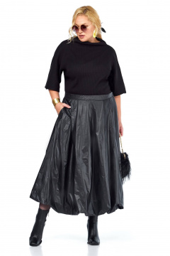 Блуза, юбка Anastasia 1280 черный - фото 2